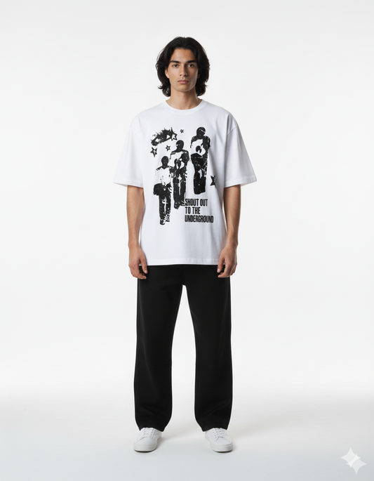 Unisex Star Struck Dropshoulder Tshirt